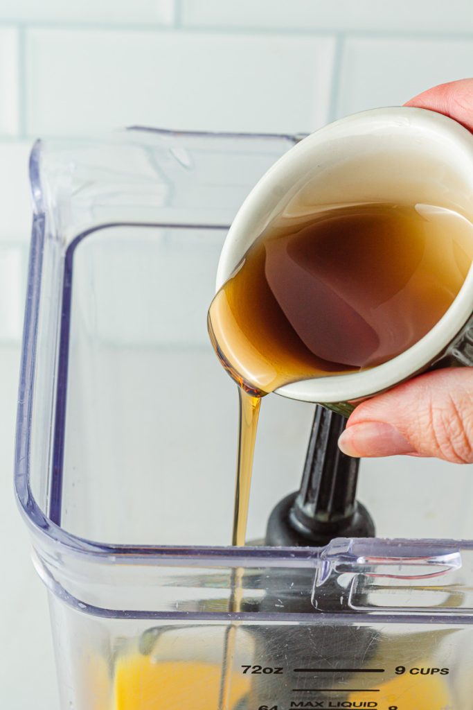 Add juice for margarita mocktail