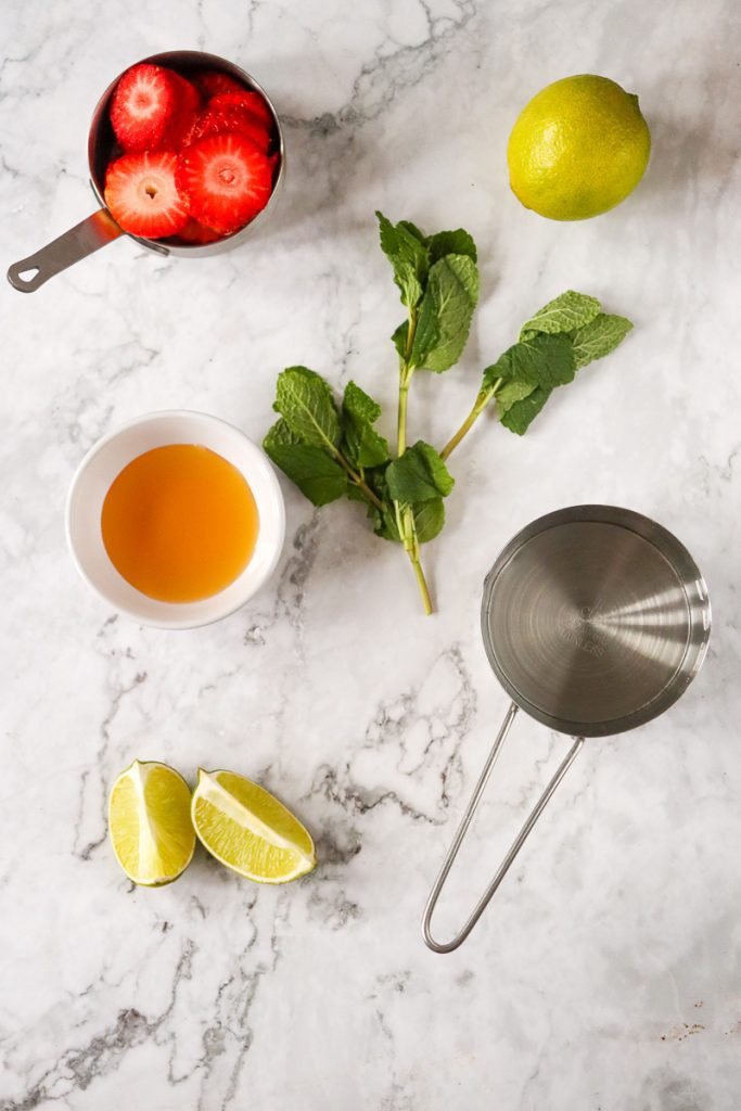 Strawberry Mocktail Ingredients