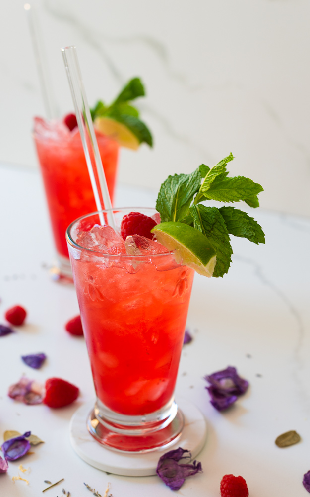 Raspberry Mint Mocktail