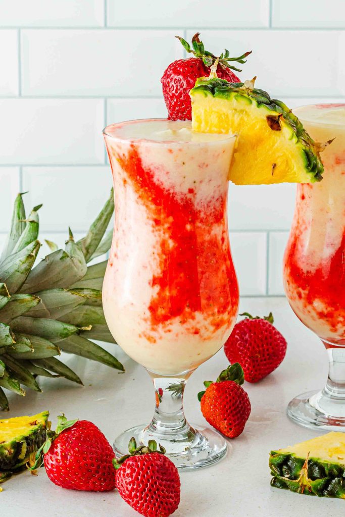 Virgin Strawberry Pina Colada