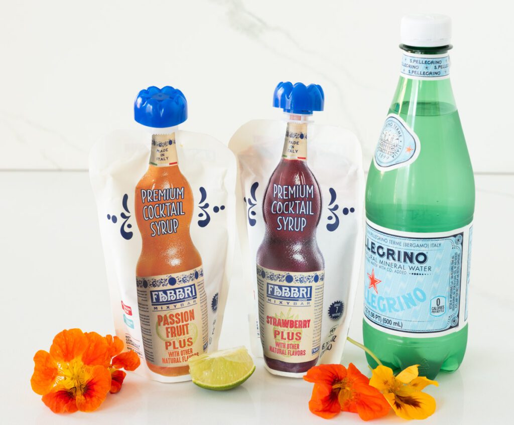 Ingredients for Strawberry Mocktail 