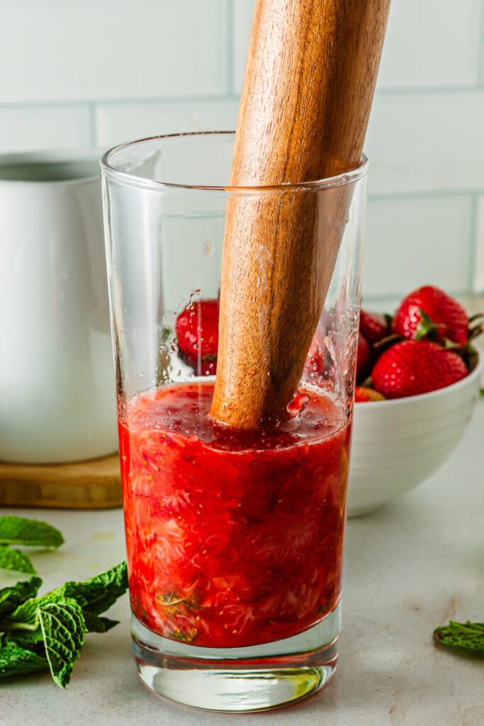 Muddles strawberry mixture 