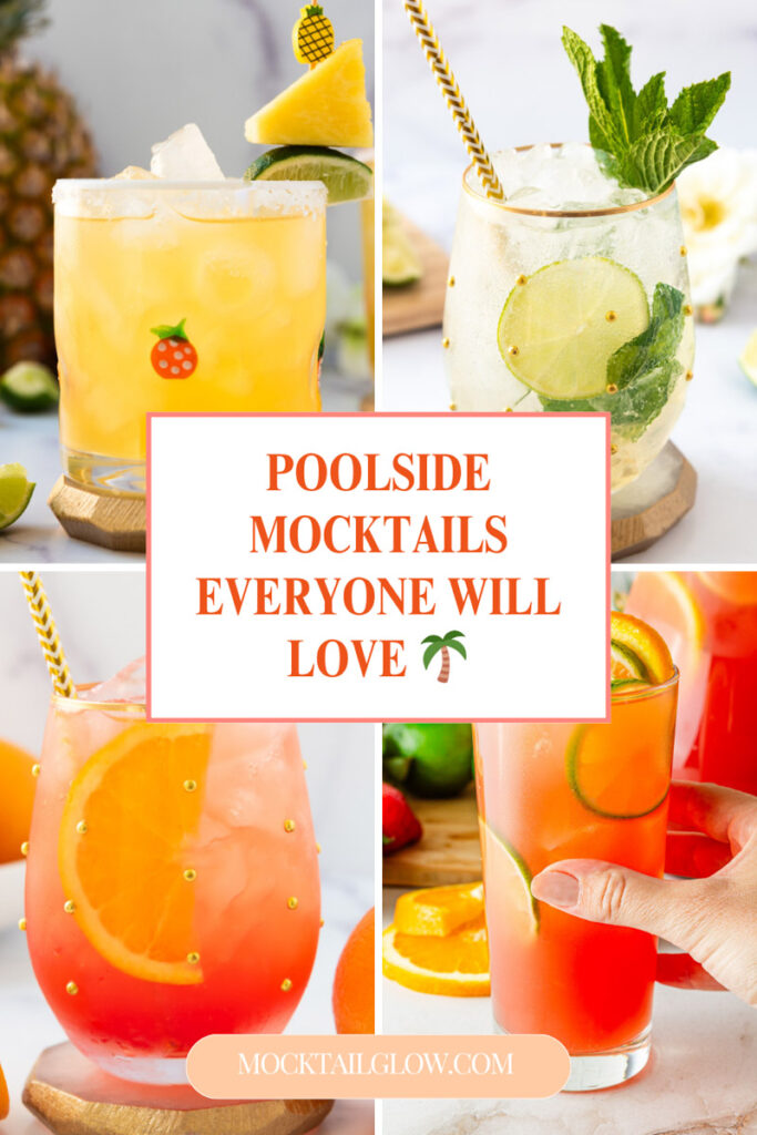 4 colorful poolside mocktails for summer 